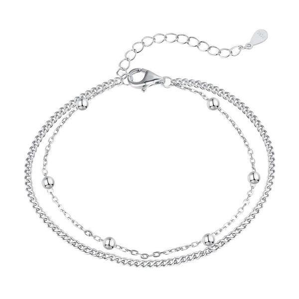 ˇStella JewelryˇDelicate Bead Double Layer Bracelet
