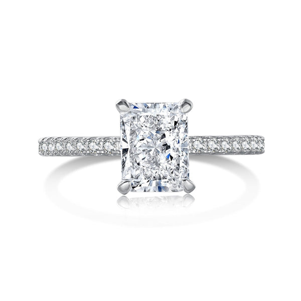 ˇStella JewelryˇDazzling Sparkling Radiant Cut Party Ring