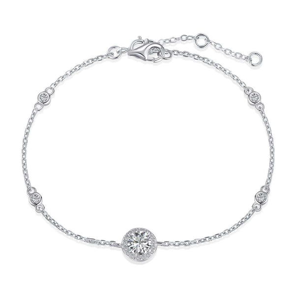 ˇStella JewelryˇDazzling Round Cut Shape Bracelet
