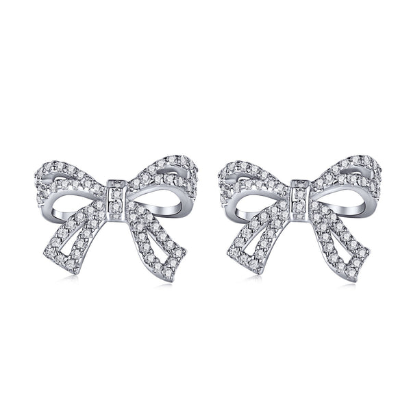 ˇStella JewelryˇDainty Bow Shape Earrings