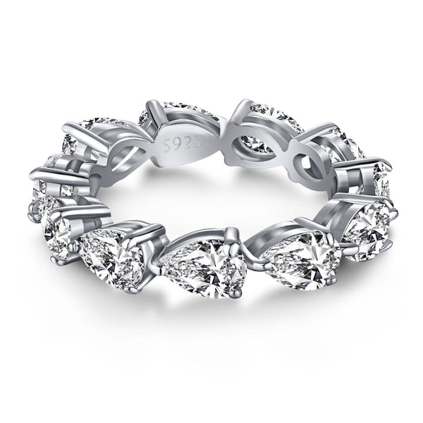ˇStella JewelryˇExquisite Pear Cut Tennis Ring